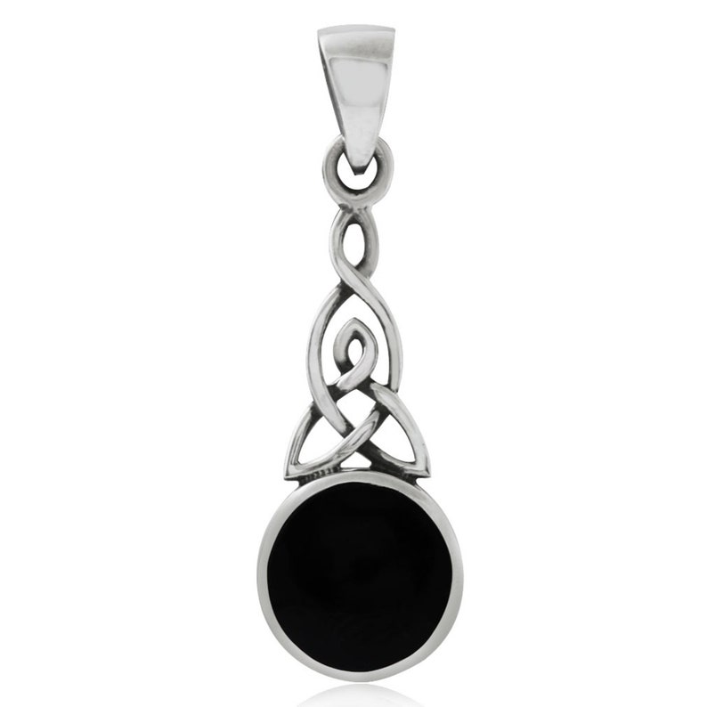 925 Silver Pendant,Gift Pendant,Sterling silver, Black onyx Pendant,Silver Pendant Red Stone Jewelry