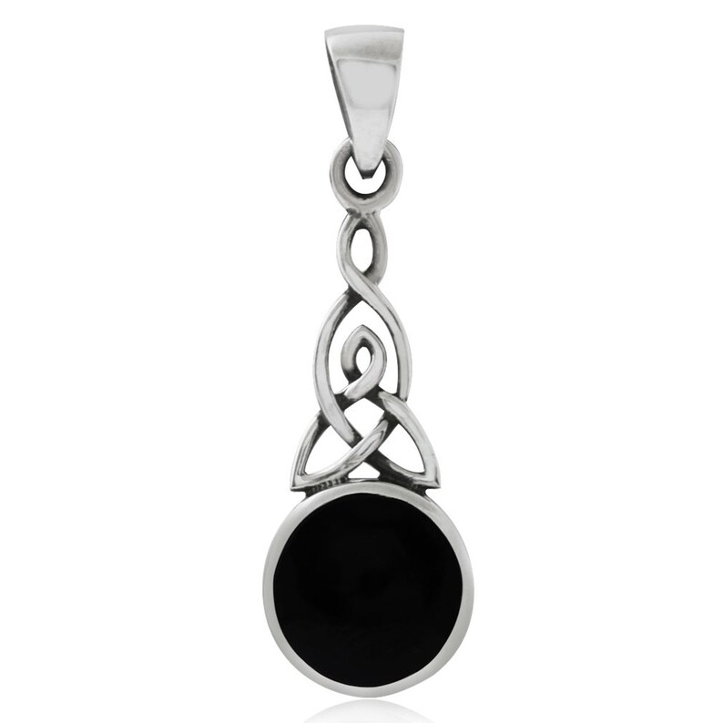 925 Silver Pendant,Gift Pendant,Sterling silver, Black onyx Pendant,Silver Pendant Red Stone Jewelry