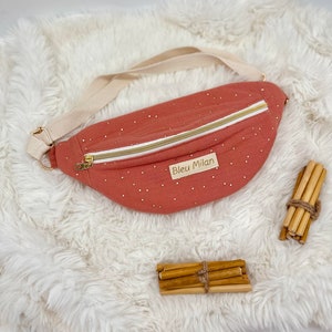 Sac banane en double gaze de coton 25 coloris au choix image 7