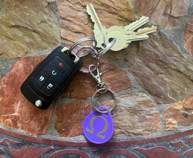 Omega Key Sign Omega Psi Phi Key Tag for Keys, Gym Bag, or Luggage - Etsy