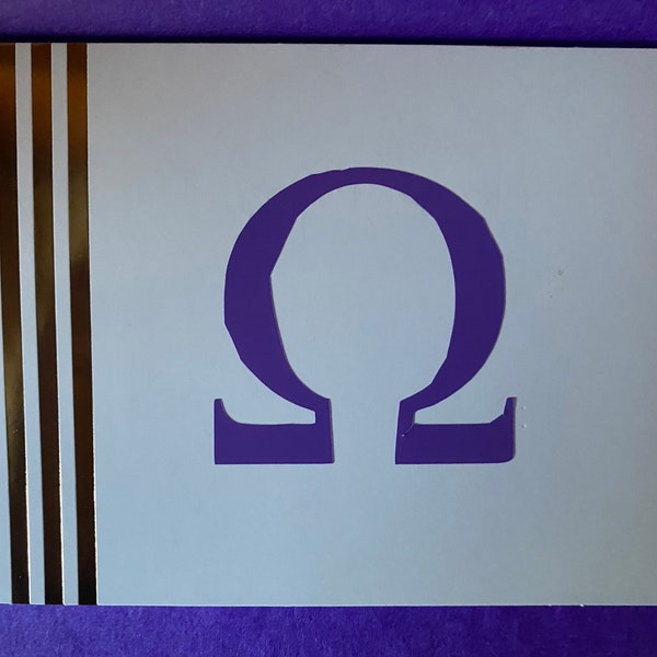 Omega Psi Phi Notecard/Blank Notecard/Omega Psi Phi Greeting card