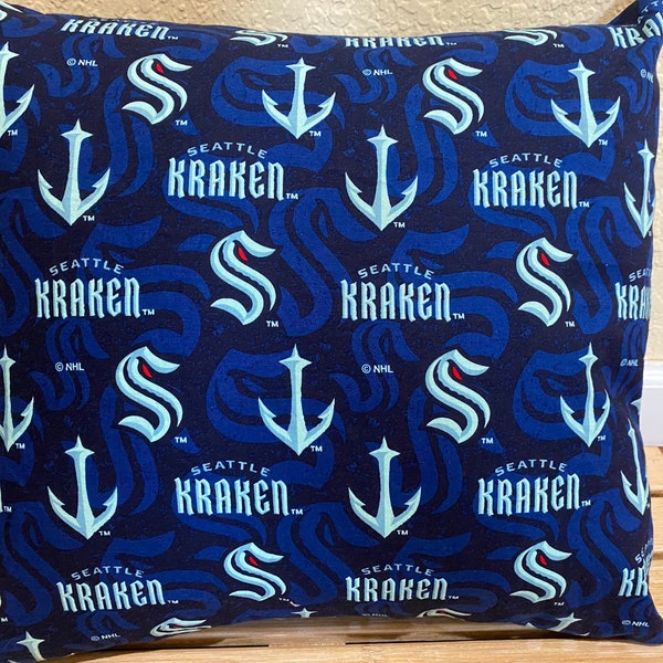 Seattle Kraken Pillow Cover/Home Decor Throw Pillow Cover/Pillow Cover only- No pillow insert/Seattle Kraken