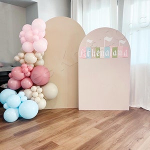 Globos de princesa, globos de castillo, globos de ratón, globos rosas, globos neutros, globos de fiesta de princesa, globos DIY, decoración con globos