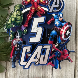 Avengers cake topper, avengers, avengers cake decor, avengers party decor, avengers decorations, avengers party, avengers 3d cake topper