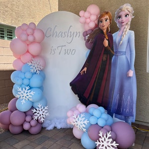 Frozen balloon garland, Frozen balloons, Frozen party decor, Elsa party decor, Frozen balloons, Frozen balloon garland kit, Frozen decor