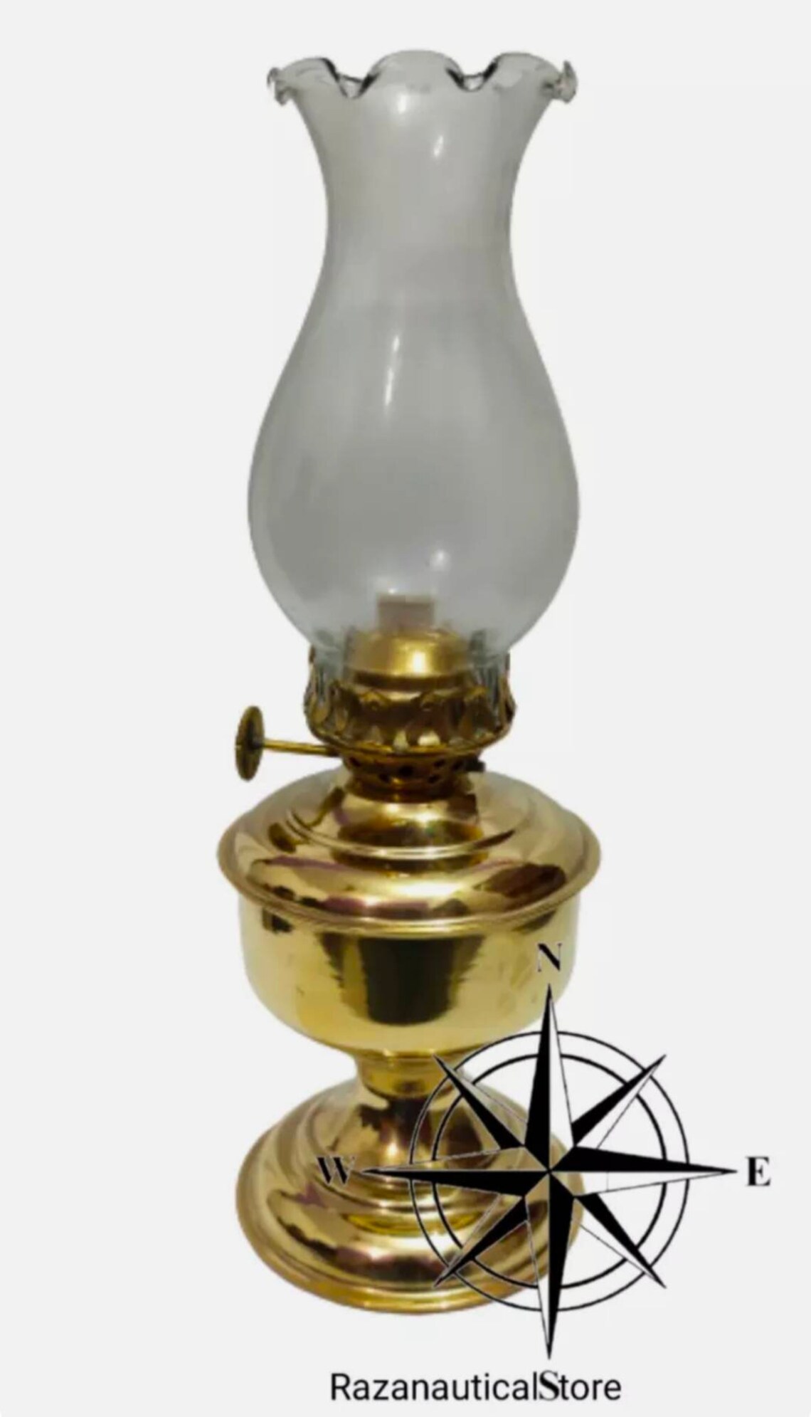 Nautical Brass & Glass Clasic Mini Small Oil Lamp Decorative Etsy