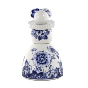 Royal Delft blue handmade Proud Mary Classic Flowers Porceleyne Fles, with gift box image 6