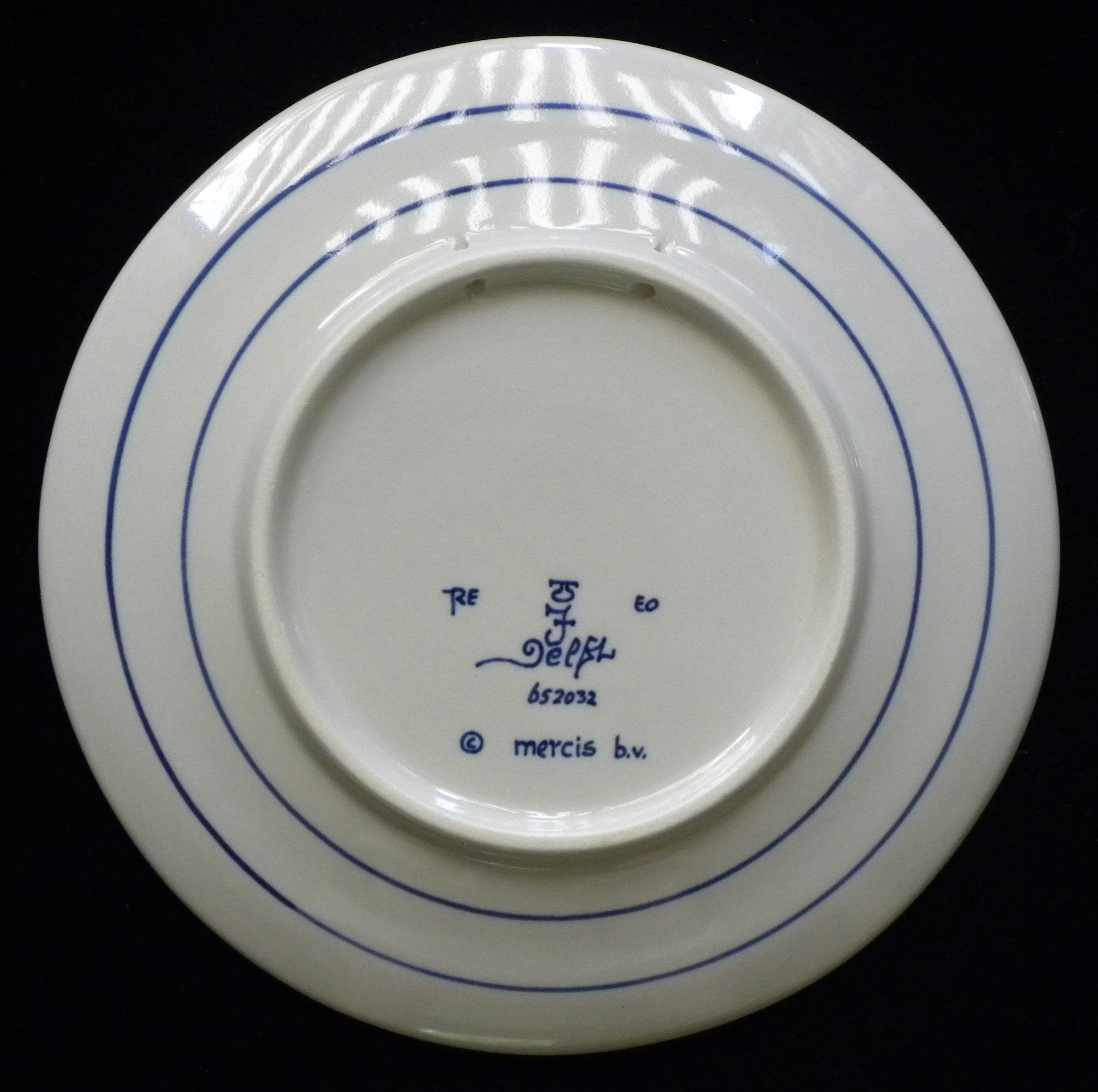 Royal Delft Blue Handpainted Miffy Plate (porceleyne Fles Royal Delft Blue Handpainted Miffy Plate (porceleyne Fles