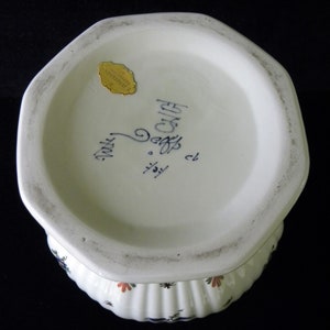 Royal Delft polychrome 1967 LARGE handpainted covered pul dekselvaas Porceleyne Fles image 9