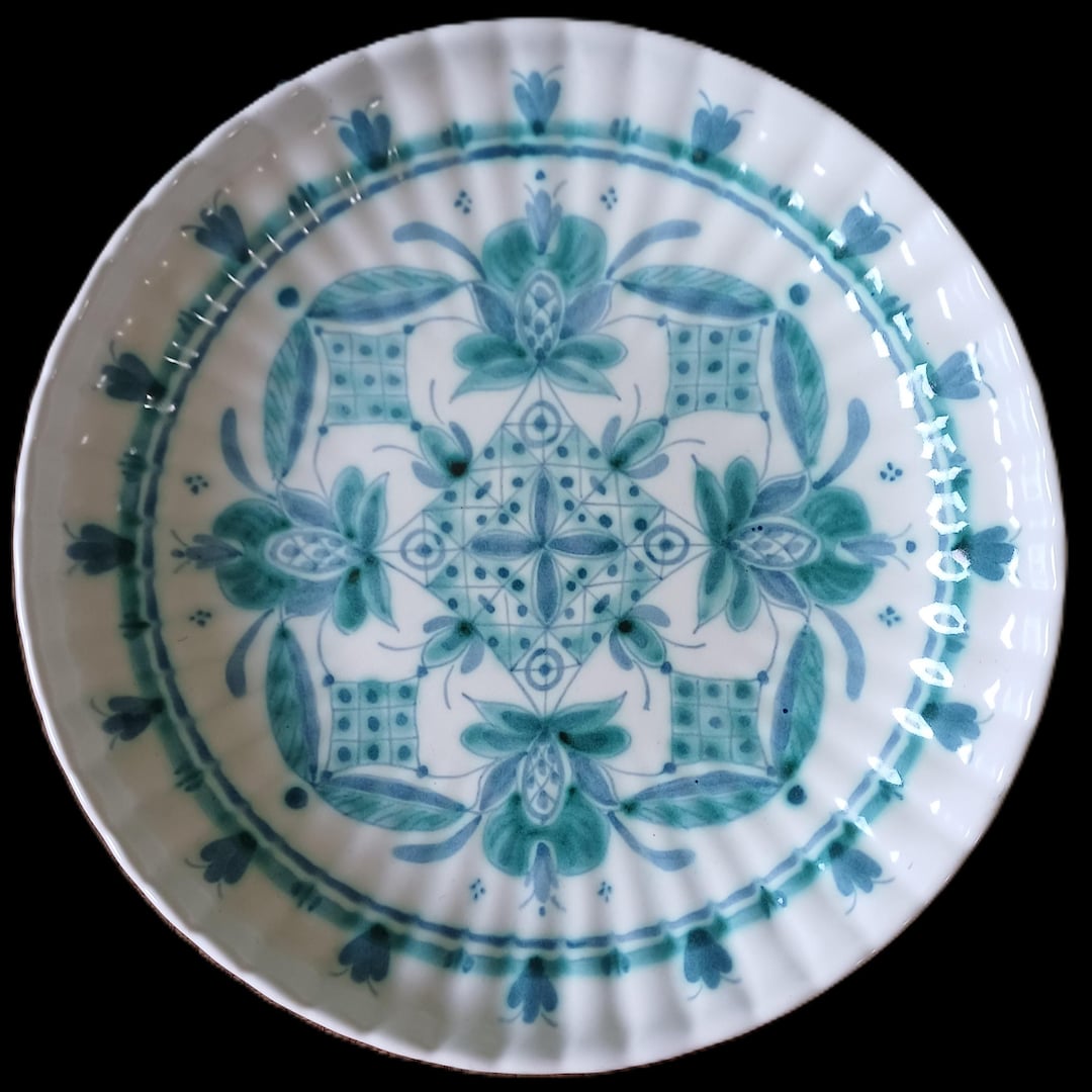 Royal Delft Delvert Green (1968) Handpainted Plate (porceleyne Fles) - Etsy
