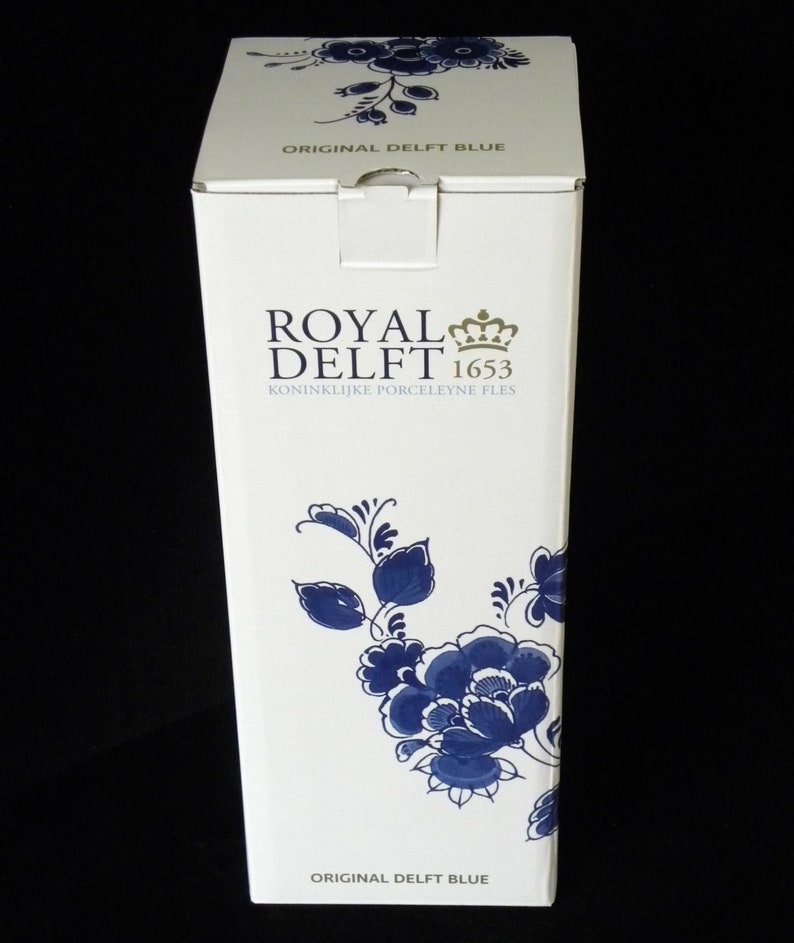 Royal Delfts blauwe handgemaakte Nijntje Porseleyne Fles, met geschenkdoos image 7