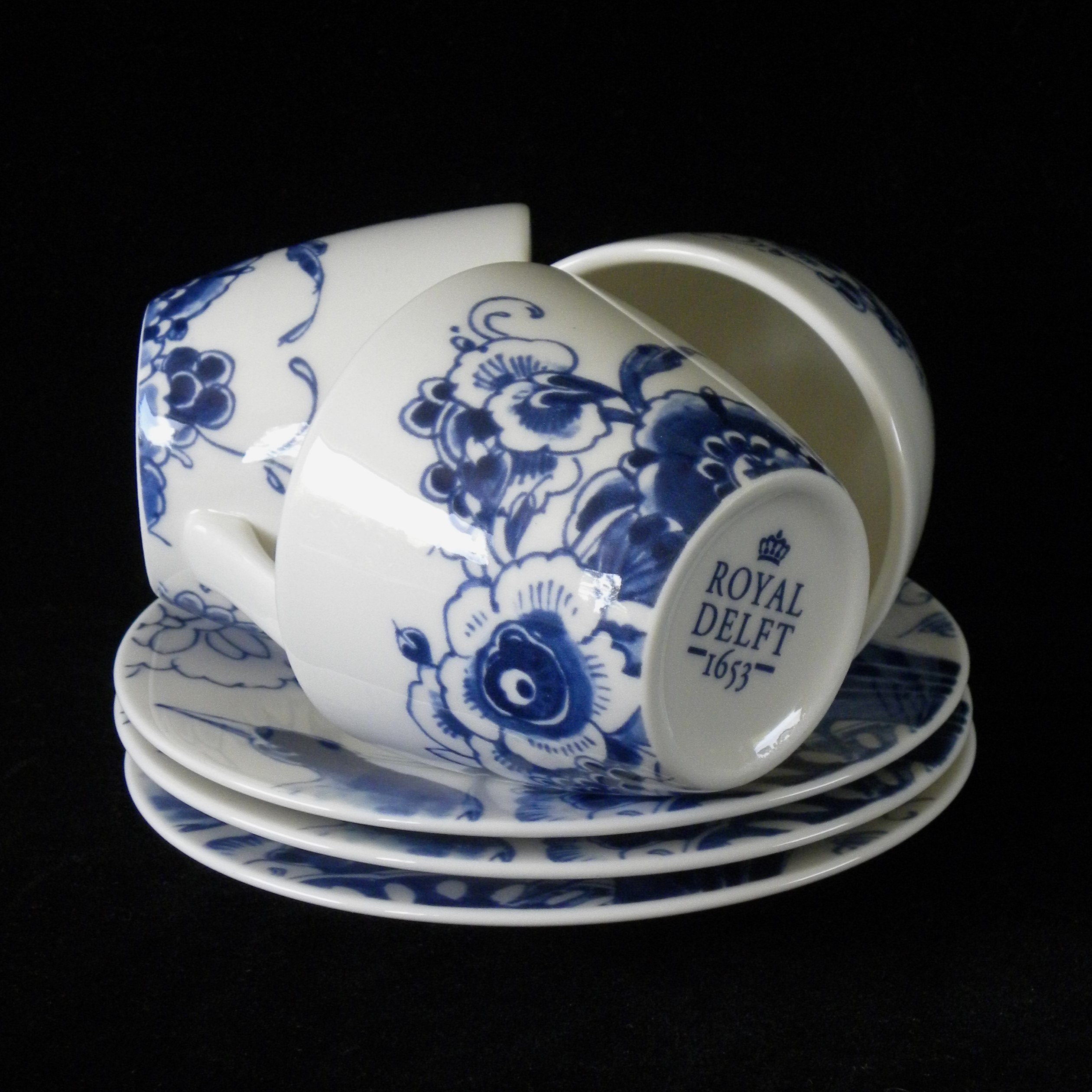 Set da tè vintage in porcellana pregiata Bone China, con cucchiaino, tazza da tè e piattino, con rifiniture dorate, per la decorazione della tavola Dandelion