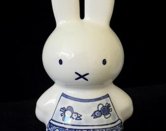 Royal Delft blue handmade Miffy plate (Porceleyne Fles, with gift