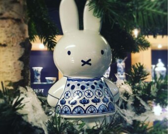 Royal Delft blue LARGE handpainted Miffy (Porceleyne Fles, with