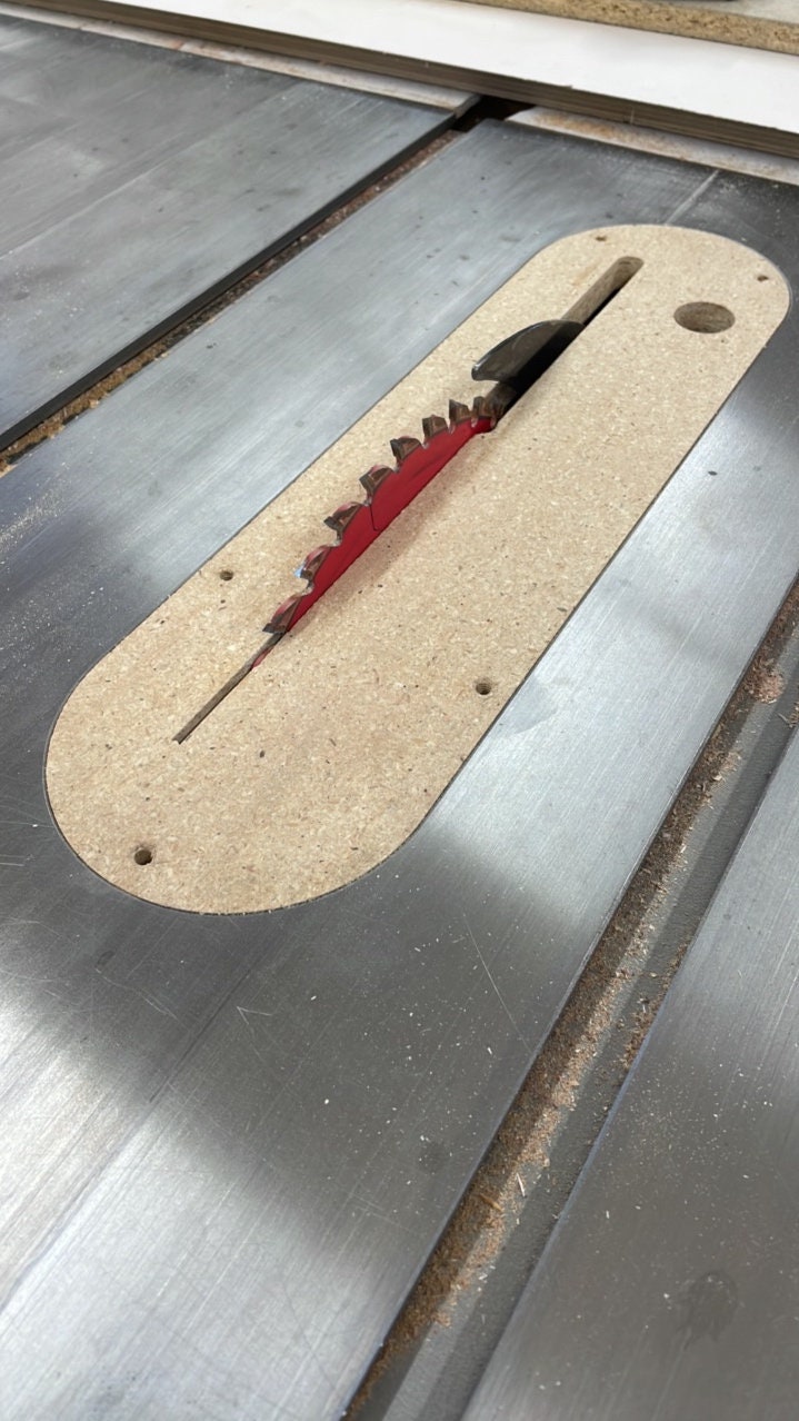 Sawstop Zero Clearance Template and CNC Files for Replacement Sawstop