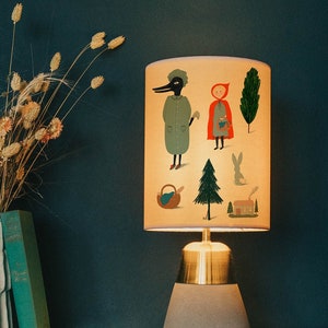 Little red riding hood lampshade/ ceiling shade - pendant lights - lighting