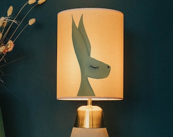 Hare Lampshade: Handmade Animal Lighting, Pendant or Table Lamp