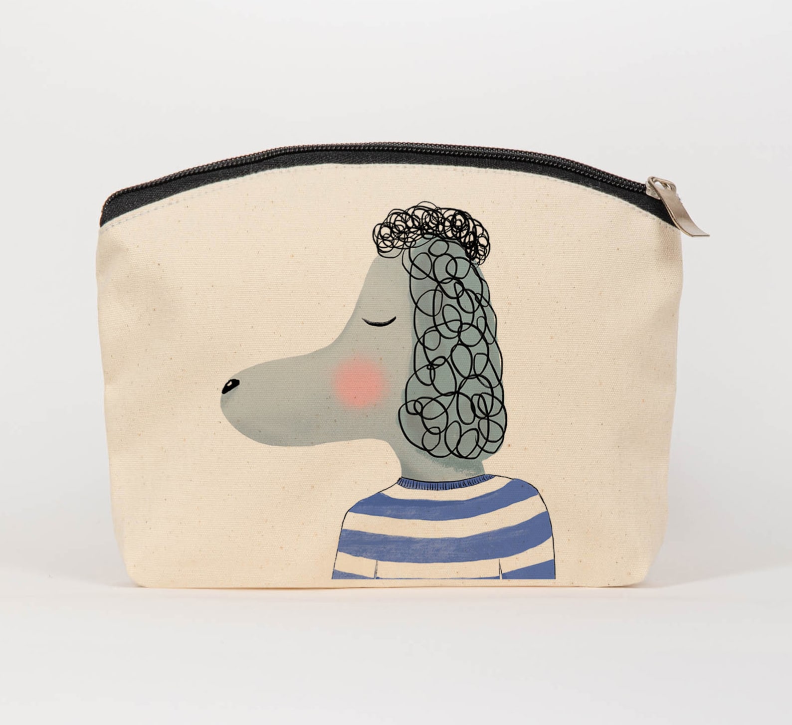 Dog Cosmetic Bag Travel Bag Makeup Bag Animal Gift Poodle Gift Etsy