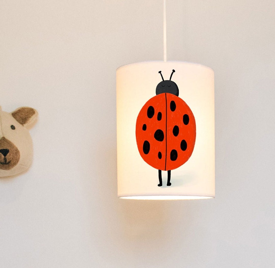 Lady Bird Lampshade/ Ceiling Shade Insect Lamp Shade Handmade Lampshade