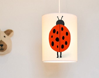 Abat-jour Lady Bird/ abat-jour de plafond - abat-jour insecte - abat-jour fait main - abat-jour pour enfants