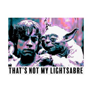 Póster de parodia de ciencia ficción divertida con estampado pop art