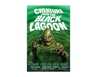 Creature from the Black Lagoon Poster: Vintage Horror Film Art