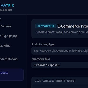 Prompt Matrix Interactive AI Prompt Builder-instrumentpanel