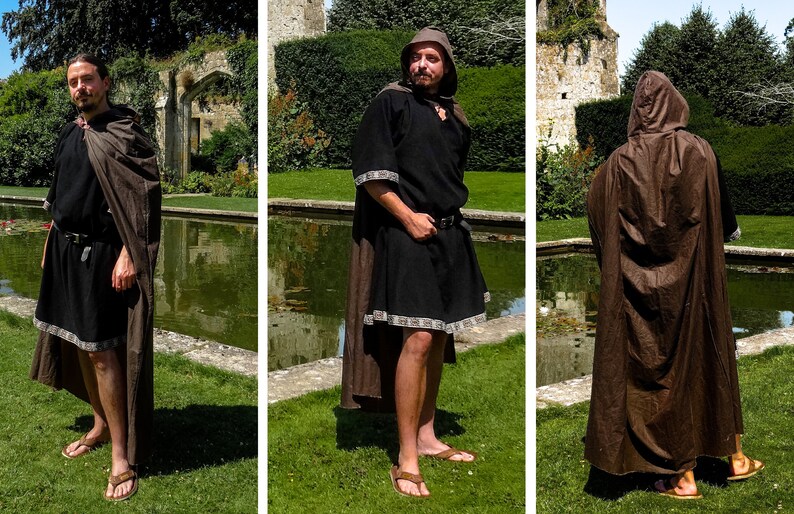 Waterproof Waxed Canvas Cloak With Free Packaway Pouch Etsy