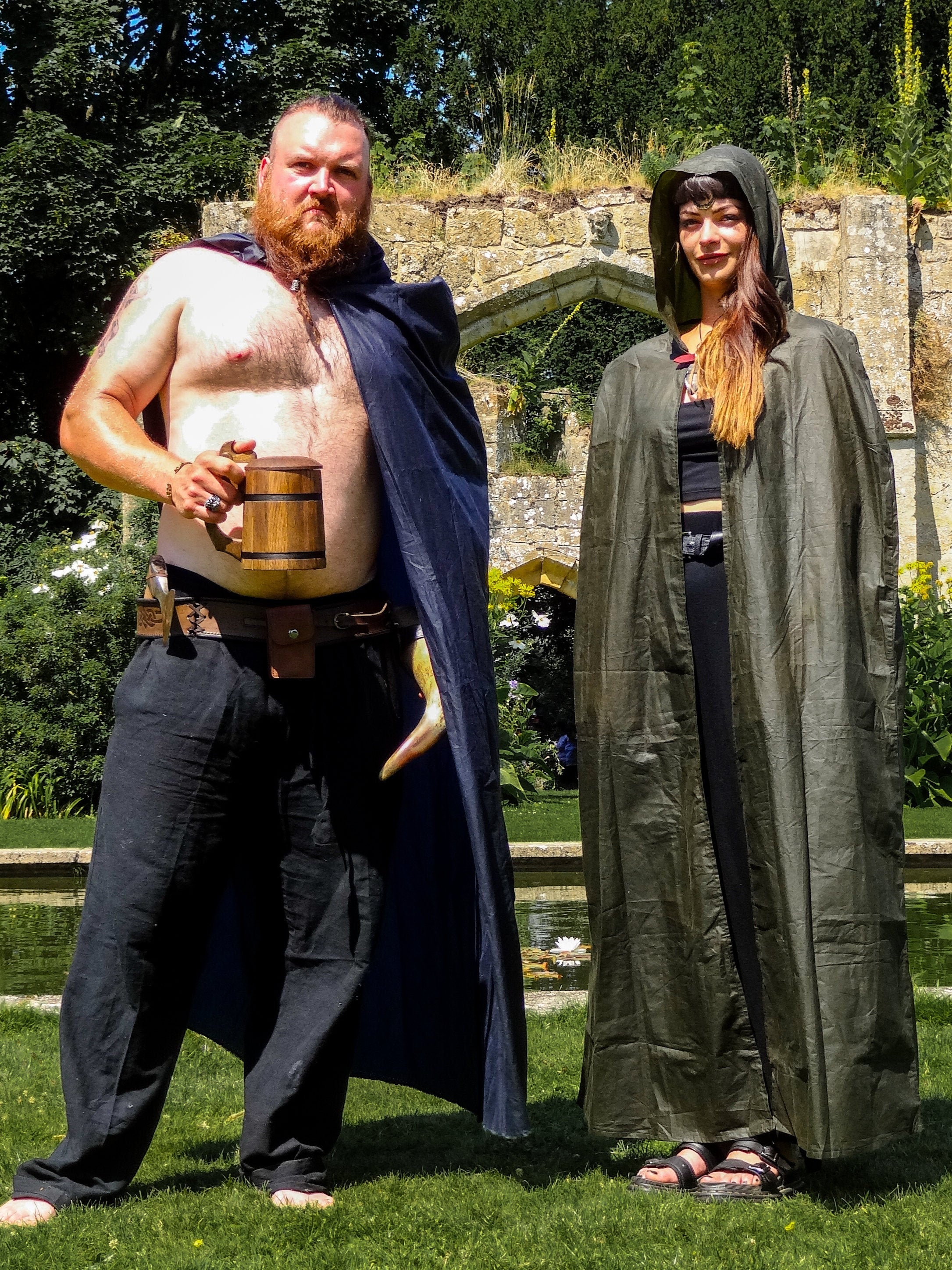 Waterproof Waxed Canvas Cloak With Free Packaway Pouch Etsy UK