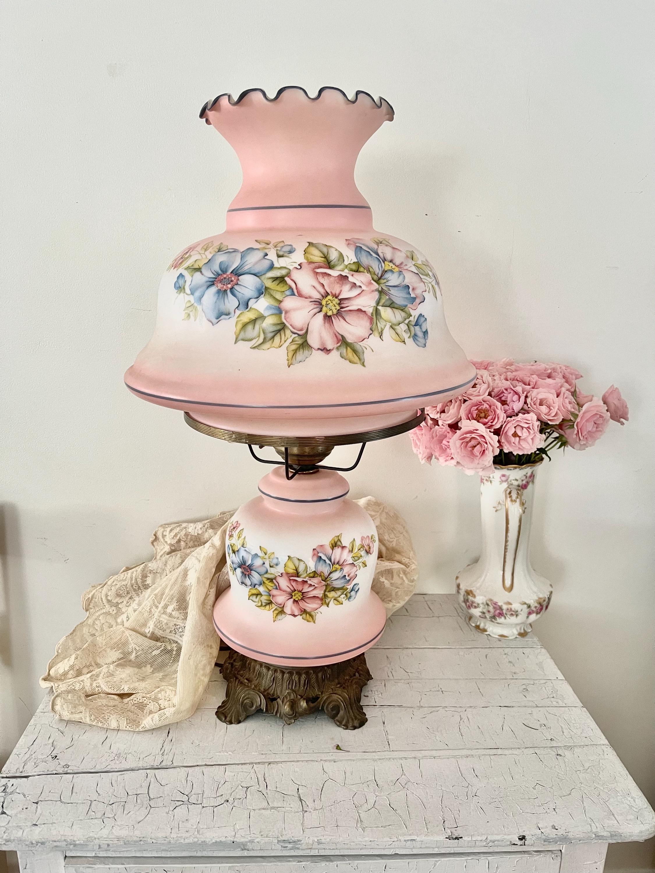 花瓶 ピンク ライトブルー レトロポップ ヴィンテージ ミッドセンチュリー Gorgeous HUGE 26