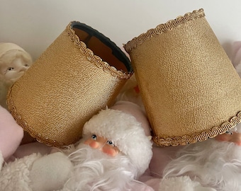 Paar goldene französische Clip on Shabby Chic Gläsern