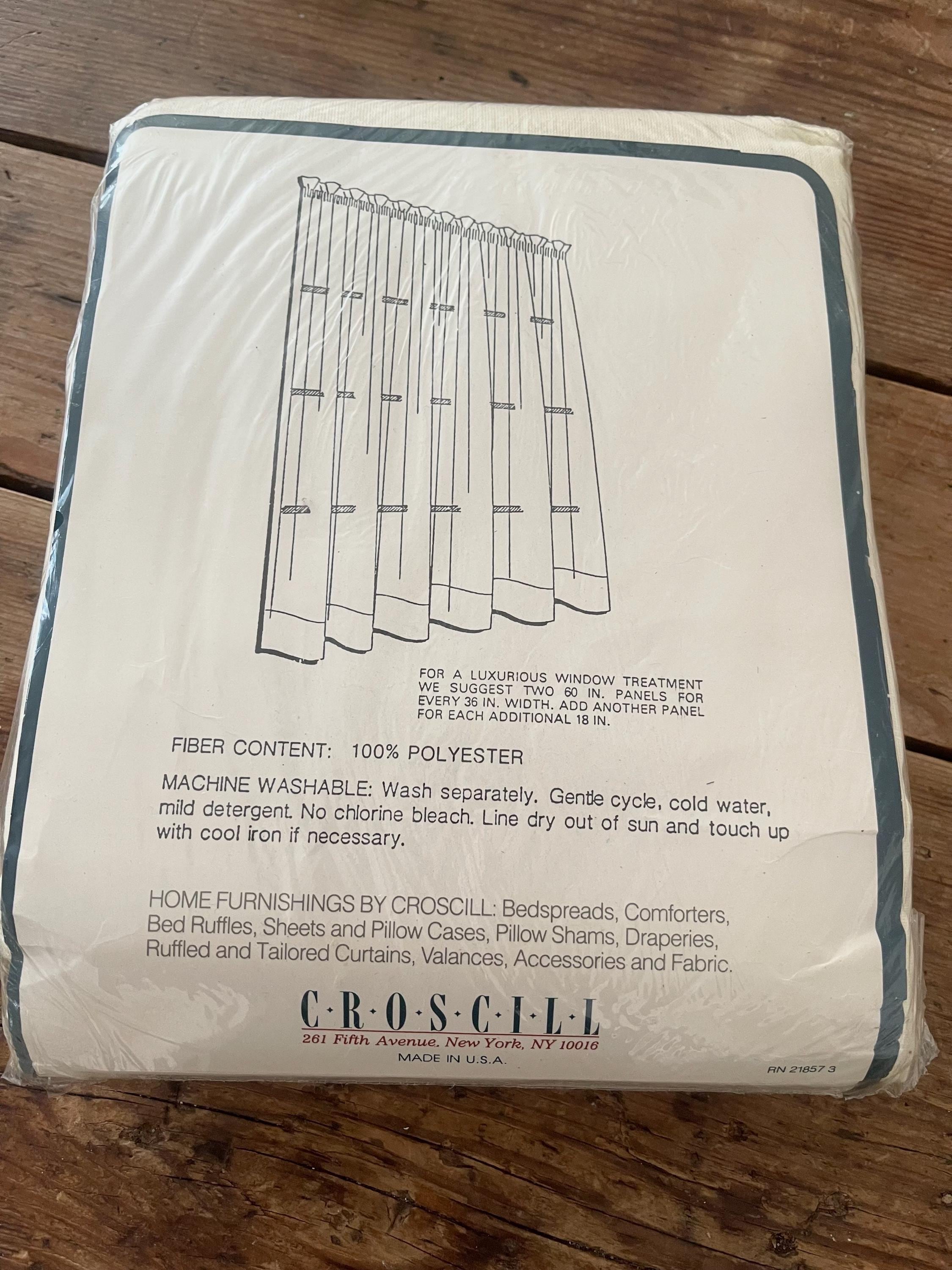 The Prettiest Rare New Old Stock From Croscill 5th Ave Extra Wide!! 120\, image size:2250x3000