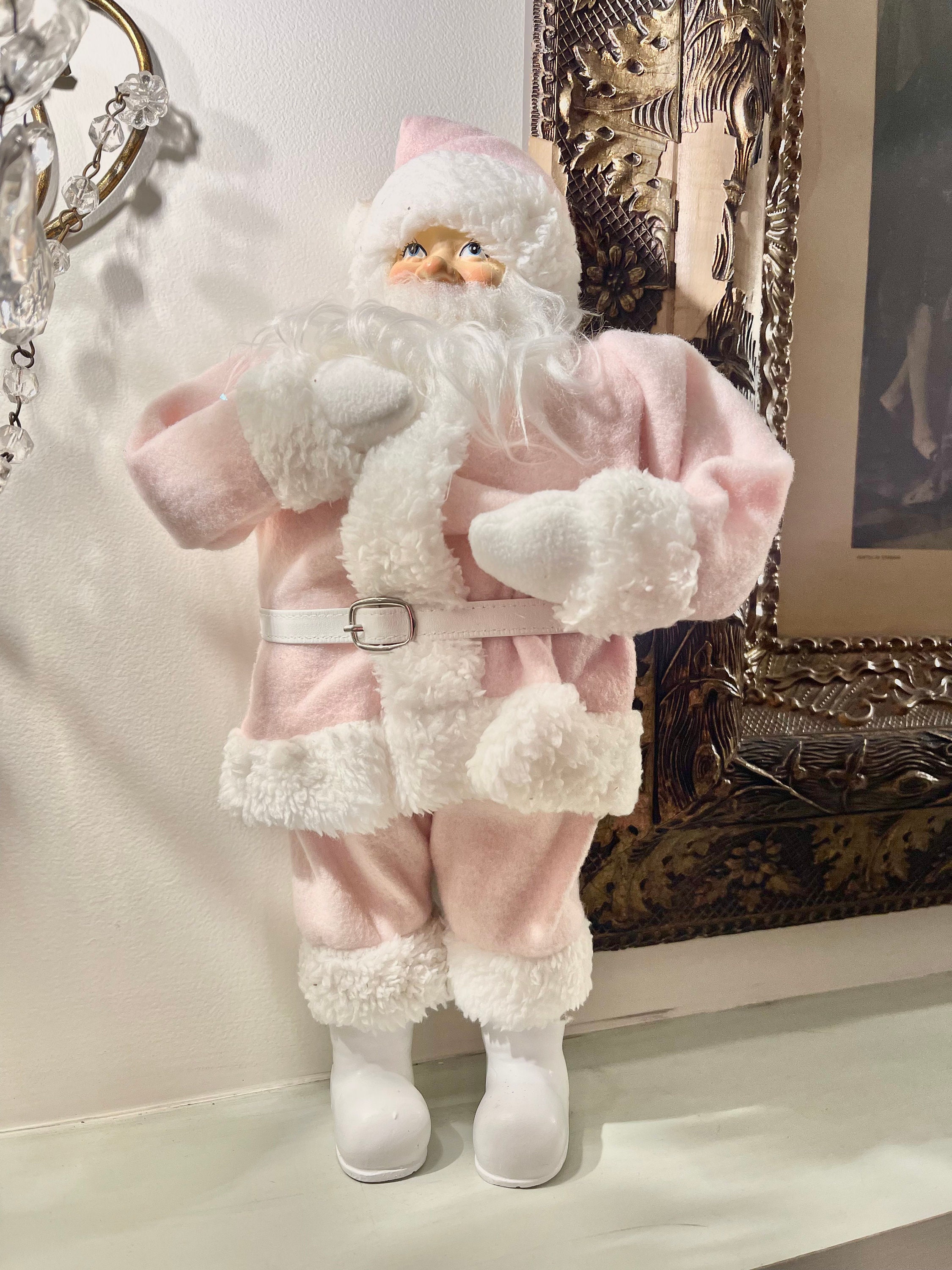 Rachel Shabby Chic Original Pink Santa - Etsy