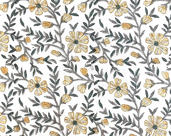 Luxury Cover Handmade Floral Cotton Tablecloth | Premium Printed Table Cover for Farmhouse, Picnic, Garden & Dining | Easter Gift for Her