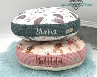 Floor cushion / KITA seat cushion / children's seat cushion / can be personalized with name / matches our blankets