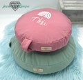 Personalizable seat cushion made of water-repellent softshell/gift/daycare/morning circle/outdoor/handmade/children's room/floor cushion/seat cushion