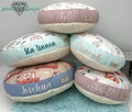 Personalizable seat cushion made of waffle piqué/corduroy/teddy/gift/daycare/morning circle/cuddly/handmade/children's room/floor cushion/seat/round