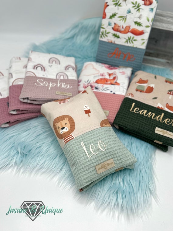 → View on Etsy: Wickeltasche personalisiert mit Namen • Waffelpiqué & Popeline • 100% Baumwolle • Geschenk Geburt Taufe Baby • handmade • Individualisierbar Wickeltasche personalisiert mit Namen • Waffelpiqué & Popeline • 100% Baumwolle • Geschenk Geburt Taufe Baby • handmade • Individualisierbar