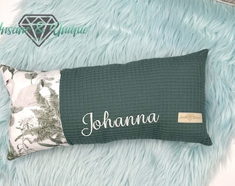 Pillow with name / name pillow / birth pillow Personalizable with name / birth gift / baptism / baby shower / matching our blankets