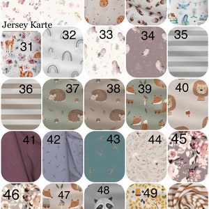 Children's baby sweatsuit / many fabrics to choose from / corner or round hood, zipper or buttons : Jersey image 8