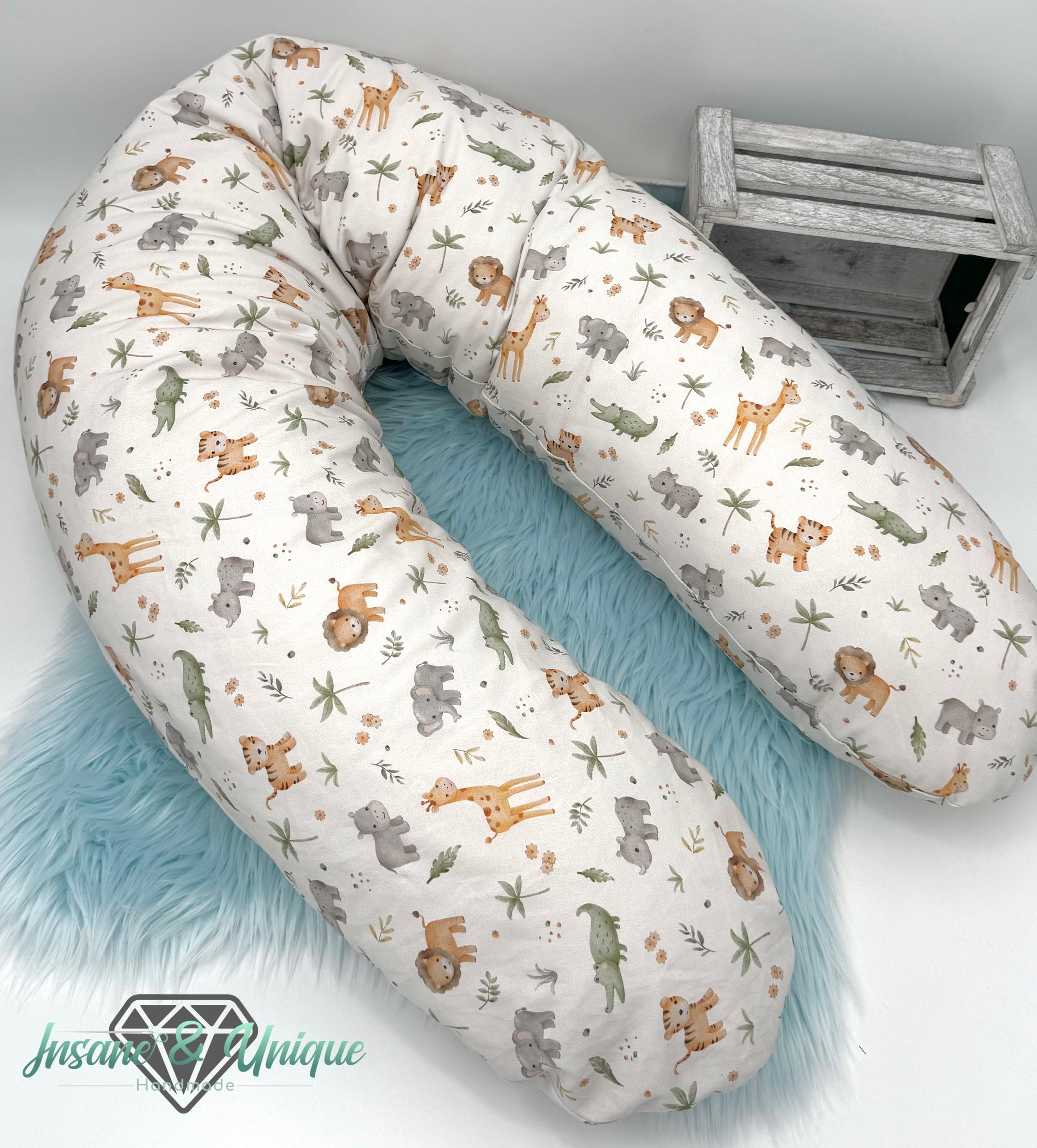Housse Pour Coussin D’allaitement - 100% Coton, Motif Chouettes, Lavable - 3