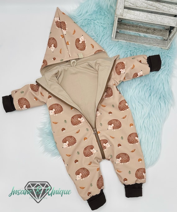 Combinaison softshell combinaison bebe enfant doublee nombreux tissus au choix pointe ou capuche ronde le tout au choix Printemps Etsy France