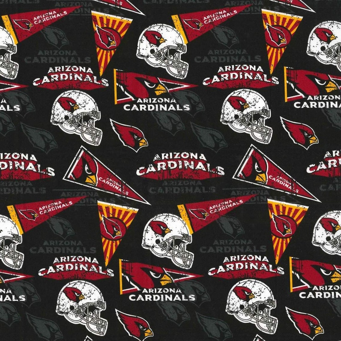 NFL Team Fabrics by the Yard/half Yard 100 Polyester Fabric Etsy