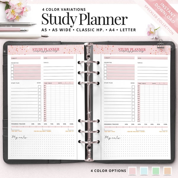 Planner Inserts Printable A5 Etsy