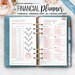 Personal Size Financial Planner, A6 Financial Planner, Filofax Compact Budget Planner, Personal Size Budget Planner, A6 Budget Planner, A6
