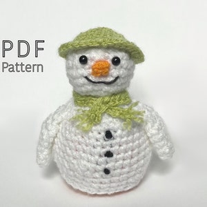 The Snowman Chocolate Orange Cover (+optional Ferrero Rocher cover) Crochet Pattern - PDF