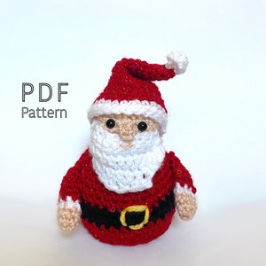 Santa Claus Chocolate Orange Cover (+optional Ferrero Rocher cover) Crochet Pattern - PDF