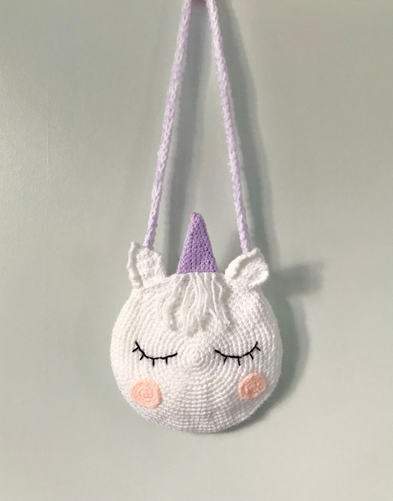 Unicorn Toddler Purse Crochet Pattern - now available! #unicorn #croch... |  TikTok