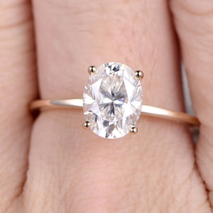 Bridal Oval Engagement Ring