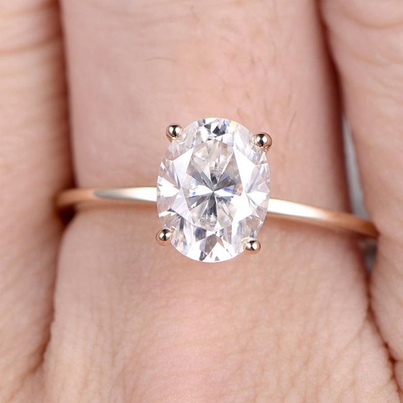 Bridal Oval Engagement Ring